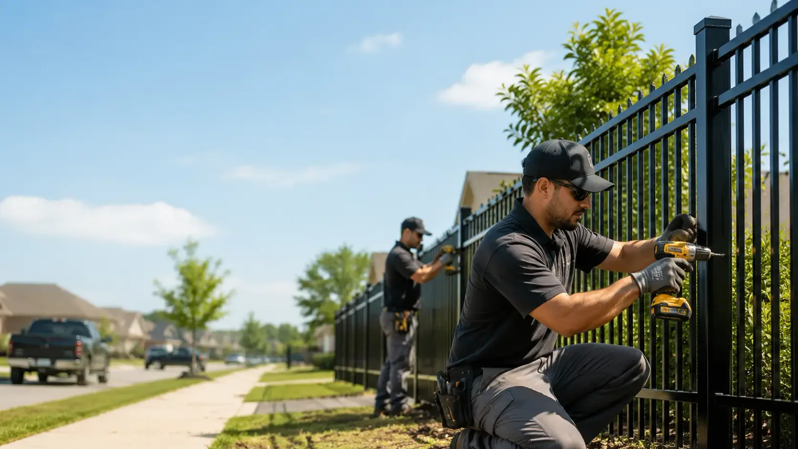 Metal Fence Installation in Dickinson, TX